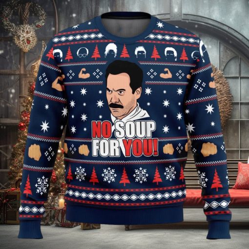 No Soup For You Seinfeld Ugly Christmas Sweater