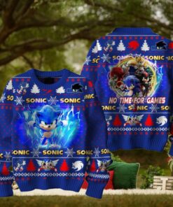 No Time For Games Sonic Limited Ugly Sweater