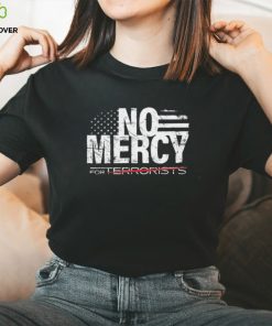 No mercy for terrorists American flag vintage T shirt