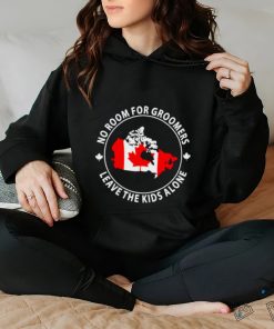 No room for groomers leave the kids alone Canada flag shirt