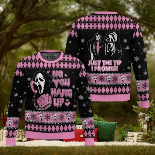 No you Hang Up Ghostface Ugly Sweater