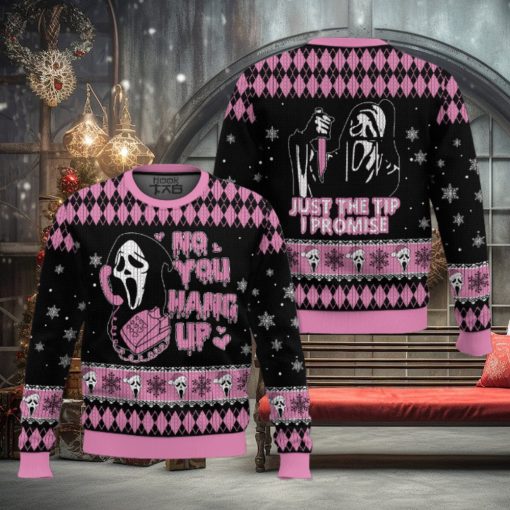No you Hang Up Ghostface Ugly Sweater