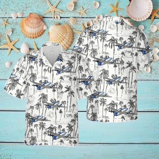 Noaa Beechcraft B300c King Air 350c Button Down Hawaiian Shirt Trend Summer