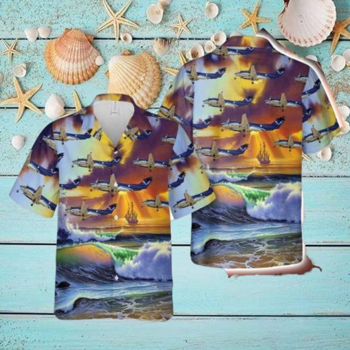 Noaa Beechcraft King Air 350cer Modern Design Button Down Hawaiian Shirt Trend Summer