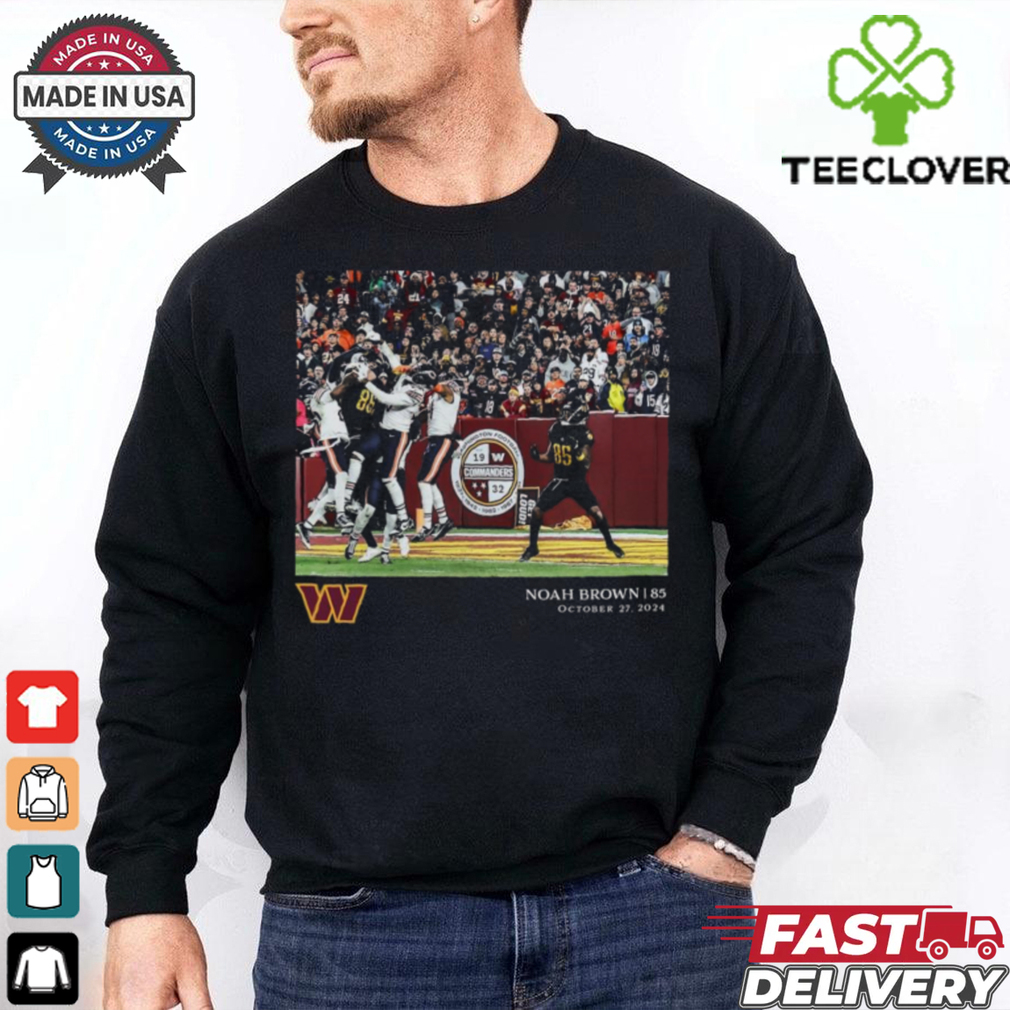 Noah Brown Washington Commanders NFL Flash Features Week 8 Oct 27 2024 t shirt Noah Brown Washington Commanders NFL Flash Features Week 8 Oct 27 2024 t shirt