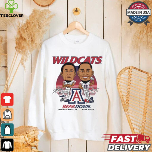 Noah Fifita And Tetairoa Mcmillan Arizona Wildcats Football T Shirt