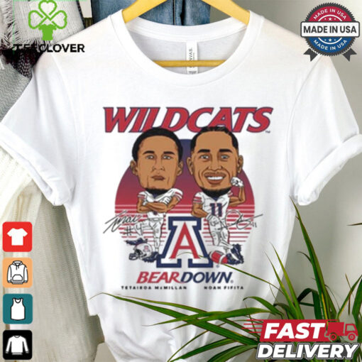 Noah Fifita And Tetairoa Mcmillan Arizona Wildcats Football T Shirt