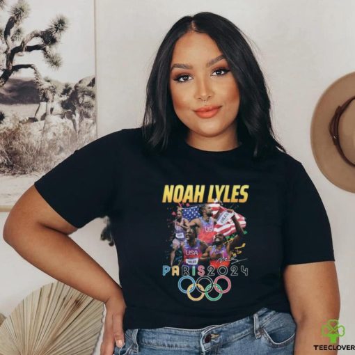 Noah Lyles Olympic Paris 2024 T Shirt