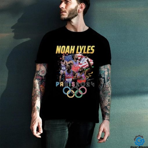 Noah Lyles Olympic Paris 2024 T Shirt