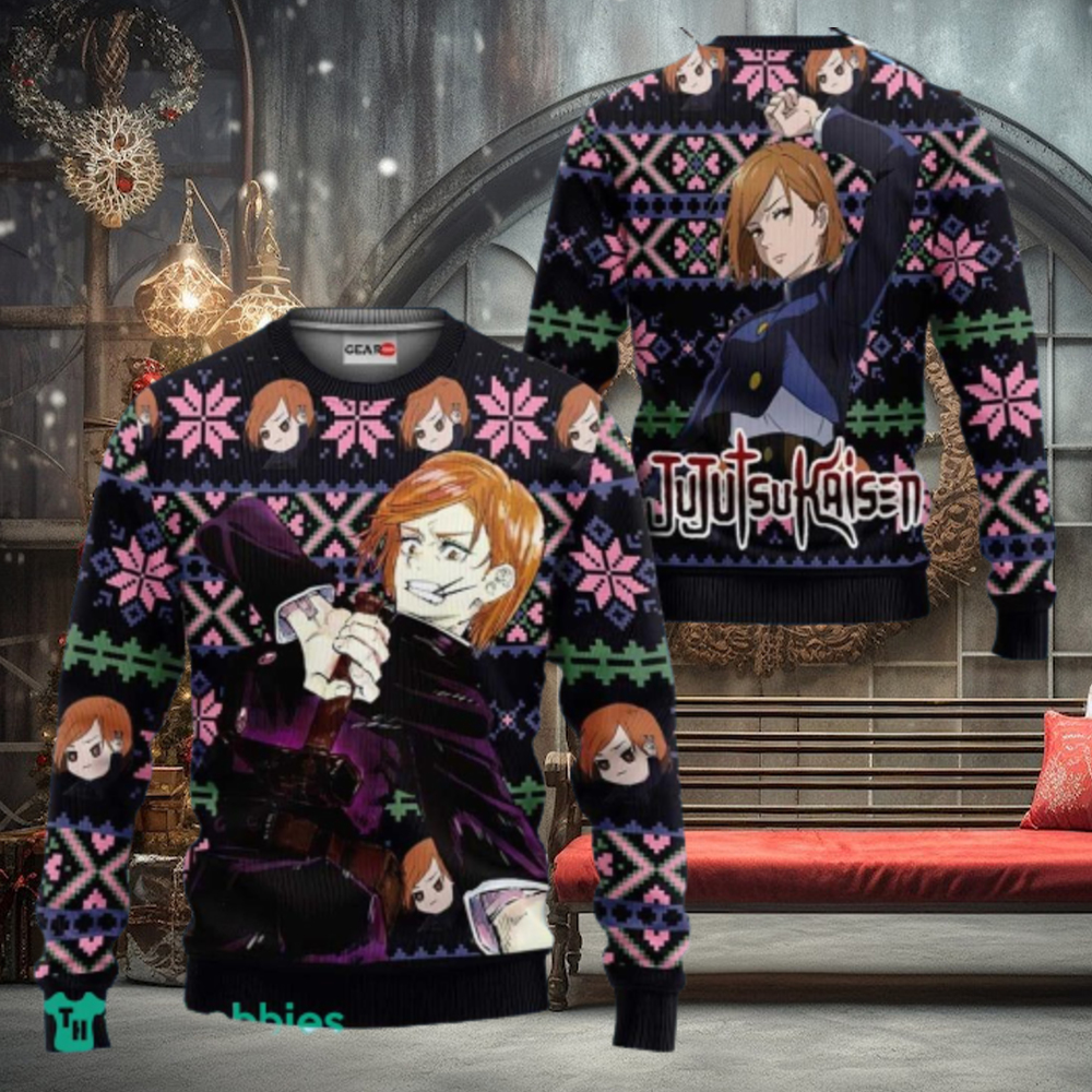 Nobara Kugisaki Ugly Christmas Sweater 3D Xmas Gifts Gift For Men And Women Nobara Kugisaki Ugly Christmas Sweater 3D Xmas Gifts Gift For Men And Women