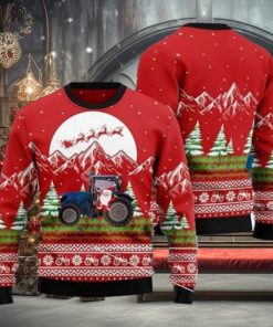 Noel Tractor Ugly Christmas Sweater
