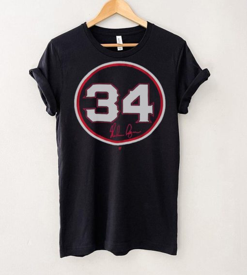 Nolan ryan number circle Texas signature shirt