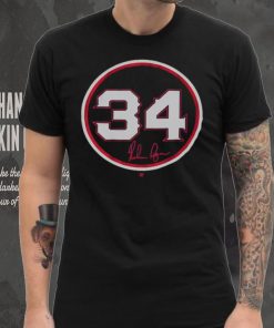 Nolan ryan number circle Texas signature shirt