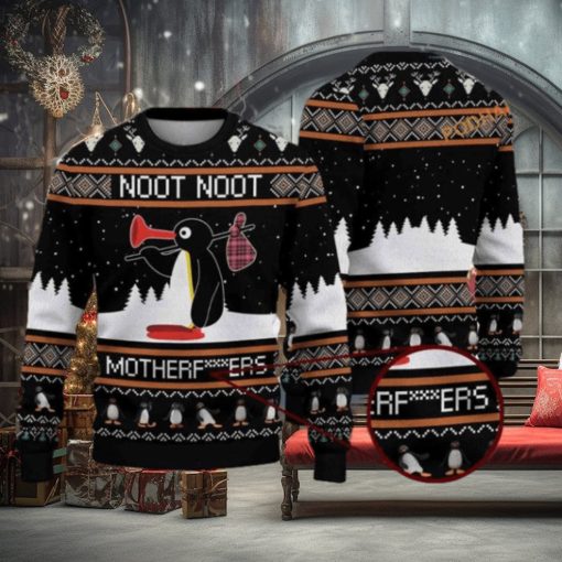 Noot Motherfuers Mens Colorful 3D Ugly Holiday Sweater