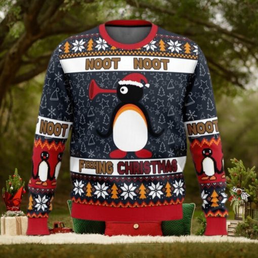 Noot Noot Christmas Pingu Fucking Ugly Christmas Sweater