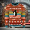 Michigan Wolverines Hohoho Mickey Christmas AOP Sweater