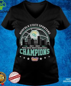 Norfolk State Spartans 2022 NCAA MEAC Men's Basketball Graphic Unisex T shirt