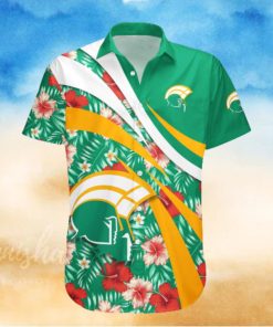 Norfolk State Spartans NCAA Hibiscus Flower Pattern Aloha Hawaiian Shirt