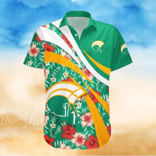 Norfolk State Spartans NCAA Hibiscus Flower Pattern Aloha Hawaiian Shirt