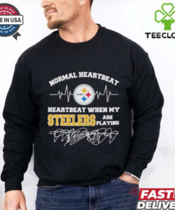 Normal Heartbeat When My Pittsburgh Steelers Are Playing Shirt