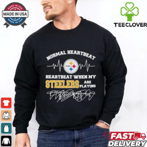 Normal Heartbeat When My Pittsburgh Steelers Are Playing Shirt