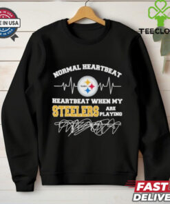 Normal Heartbeat When My Pittsburgh Steelers Are Playing Shirt