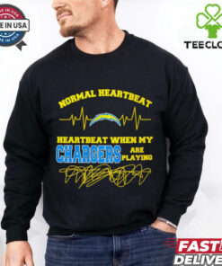 Normal heartbeat when my Los Angeles Chargers are playing shirt