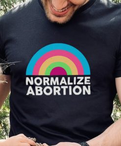 Normalize abortion rainbow vintage shirt