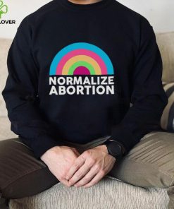 Normalize abortion rainbow vintage shirt