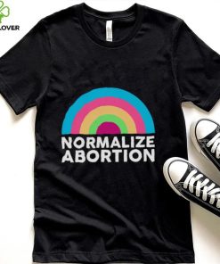Normalize abortion rainbow vintage shirt