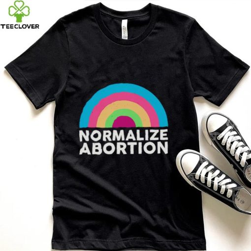 Normalize abortion rainbow vintage shirt
