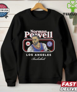 Norman Powell 24 Los Angeles Clippers Basketball cover signature shirt