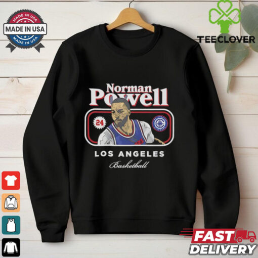 Norman Powell 24 Los Angeles Clippers Basketball cover signature shirt