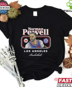 Norman Powell 24 Los Angeles Clippers Basketball cover signature shirt