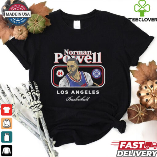 Norman Powell 24 Los Angeles Clippers Basketball cover signature shirt