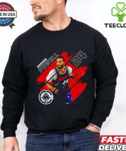 Norman Powell #24 Los Angeles Clippers Basketball stripes shirt