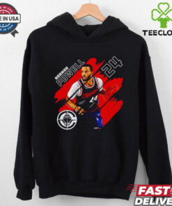 Norman Powell #24 Los Angeles Clippers Basketball stripes shirt