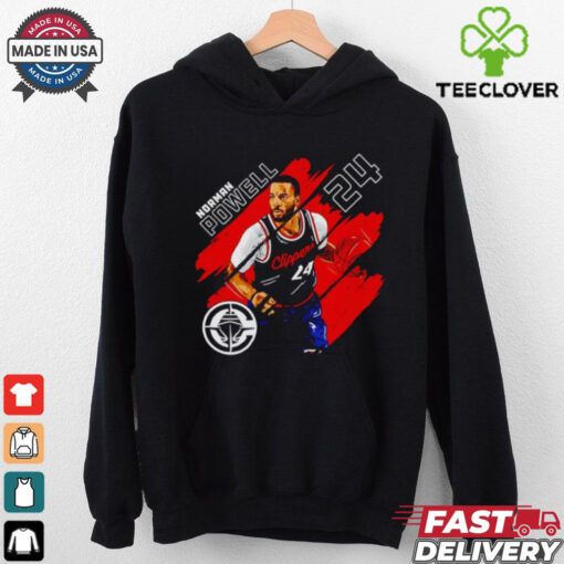 Norman Powell #24 Los Angeles Clippers Basketball stripes shirt