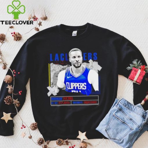 Norman Powell Los Angeles Clippers basketball player information paper hoodie, sweater, longsleeve, shirt v-neck, t-shirt