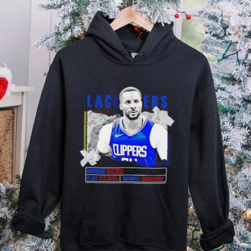 Norman Powell Los Angeles Clippers basketball player information paper hoodie, sweater, longsleeve, shirt v-neck, t-shirt