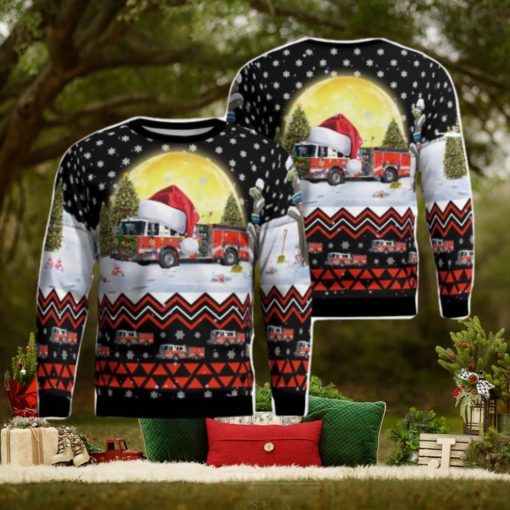 North Brunswick Volunteer Fire Company 2 Christmas AOP Ugly Sweater Xmas Christmas Hoilday Gift