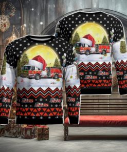North Brunswick Volunteer Fire Company 2 Christmas AOP Ugly Sweater Xmas Christmas Hoilday Gift