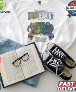 North Carolina A&T vs. Massachusetts Football 2024 The Greatest Homecoming On Earth Game Shirt
