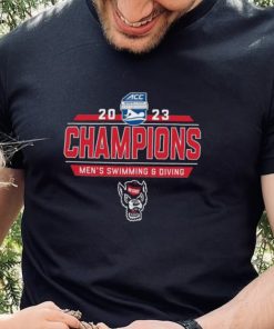 North Carolina State Wolfpack 2023 ACC Men’s Swimming and Diving Champions T Shirt