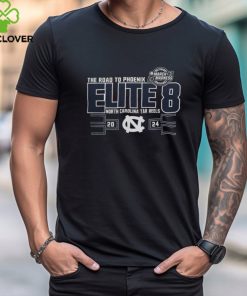 North Carolina Tar Heels 2024 March Madness Elite Eight Tee Shirt
