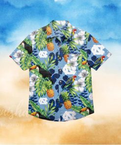 North Carolina Tar Heels Floral Hawaiian Shirt