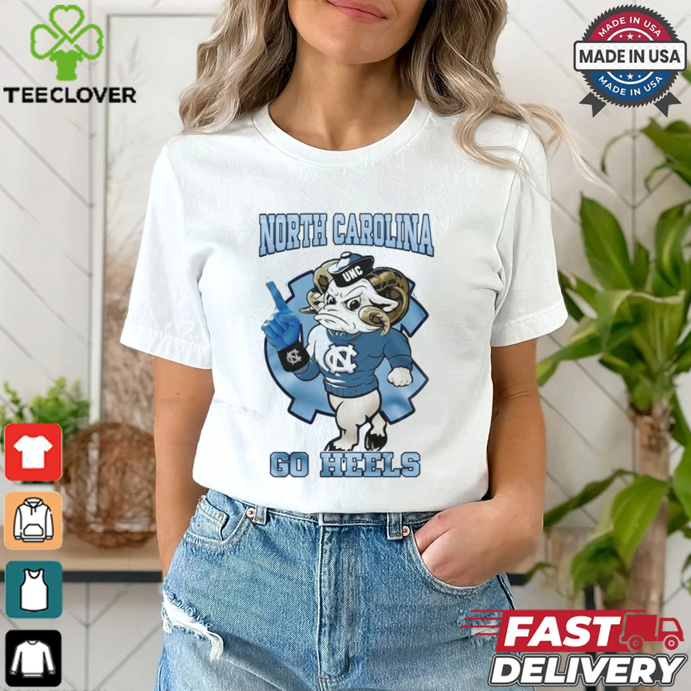 North Carolina Tar Heels Football Go Heels Blue Mascot T hoodie, sweater, longsleeve, shirt v-neck, t-shirt