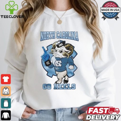 North Carolina Tar Heels Football Go Heels Blue Mascot T hoodie, sweater, longsleeve, shirt v-neck, t-shirt