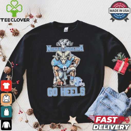North Carolina Tar Heels Football Go Heels Mascot Shirt