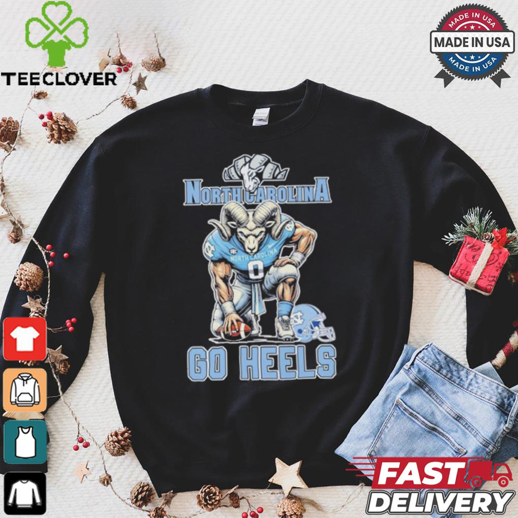 North Carolina Tar Heels Football Go Heels Mascot Shirt North Carolina Tar Heels Football Go Heels Mascot Shirt